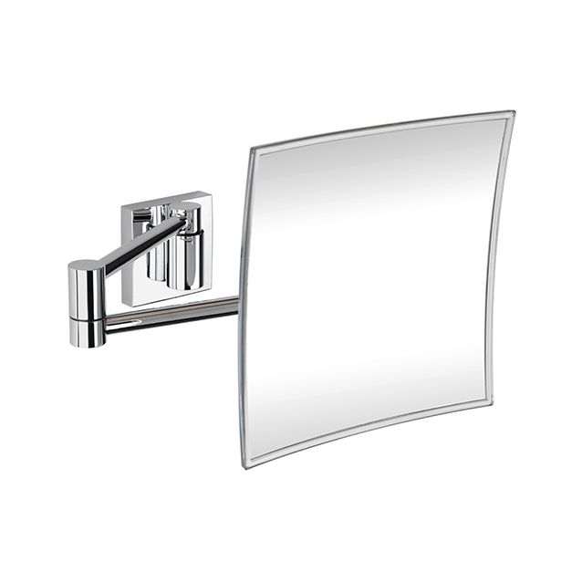 Yksipuoleinen meikkipeili Bemeta, 215x215 mm, kiiltävä kromi