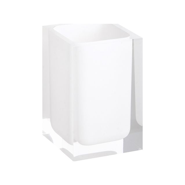 Hammasharjateline Bemeta Vista, 72x72 mm, vapaasti seisova, valkoinen