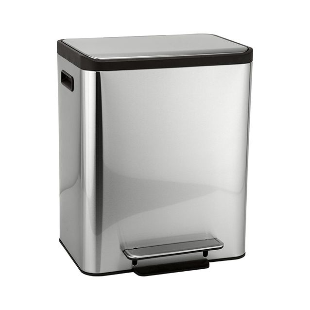 Lajitteluastia Bemeta Home, 2x15 l, hopea