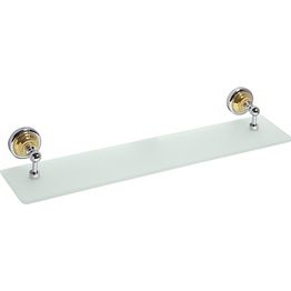 Kylpyhuonehylly Bemeta Retro, 600 mm, kulta/kromi