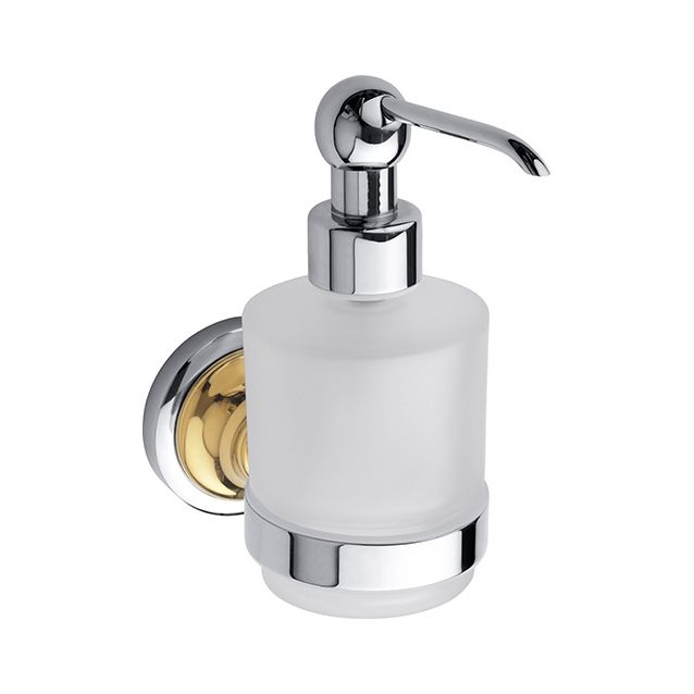 Saippua-annostelija Bemeta Retro, 200 ml, kulta/kromi