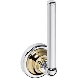 WC-paperiteline Bemeta Retro, vararullalle, kulta/kromi