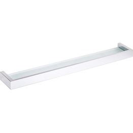 Kylpyhuonehylly Bemeta Gamma, 600 mm, lasi, hopea