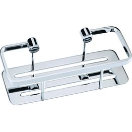 Suihkuhylly Bemeta Cytro, 250x105x70 mm, hopea