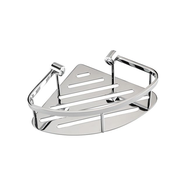 Suihkun kulmahylly Bemeta Cytro, 260x200x70 mm, hopea