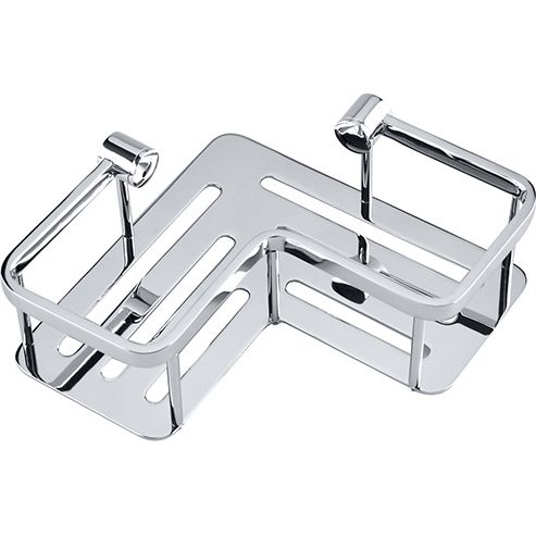 Suihkun kulmahylly Bemeta Cytro, 285x210x75 mm, hopea