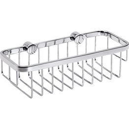 Suihkuhylly Bemeta Cytro, 250x112x70 mm, hopea