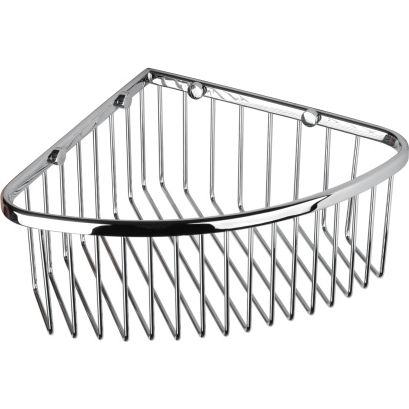 Suihkun kulmahylly Bemeta Cytro, 265x205x90 mm, hopea