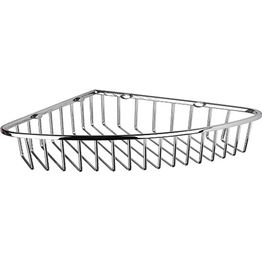 Suihkun kulmahylly Bemeta Cytro, 265x205x40 mm, hopea