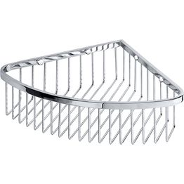 Suihkun kulmahylly Bemeta Cytro, 300x230x80 mm, hopea