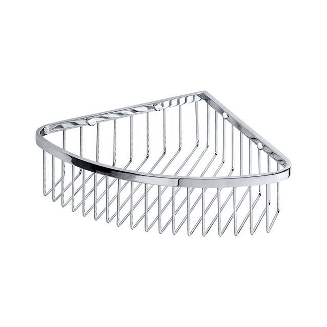 Suihkun kulmahylly Bemeta Cytro, 300x230x80 mm, hopea