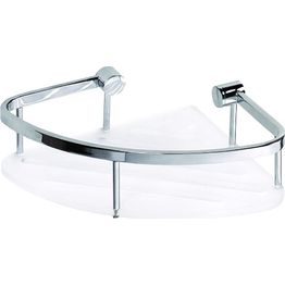 Suihkun kulmahylly Bemeta Cytro, 260x195x75 mm, hopea