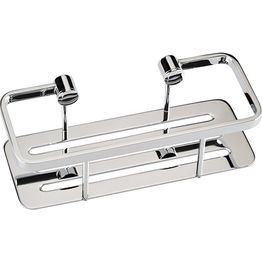 Suihkuhylly Bemeta Cytro, 250x110x75 mm, hopea