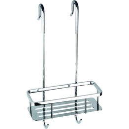 Suihkuhylly Bemeta Cytro, 250x160x455 mm, riippuva, hopea