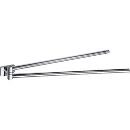 Kaksoispyyhetanko Bemeta Niki, kääntyvä, 475 mm, hopea