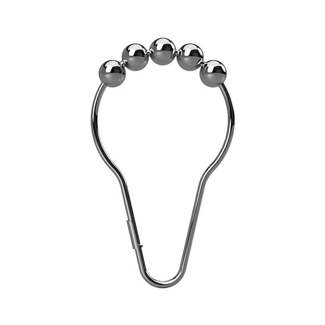 Suihkuverhon nipsu Bemeta, ruostumaton teräs, 12 kpl