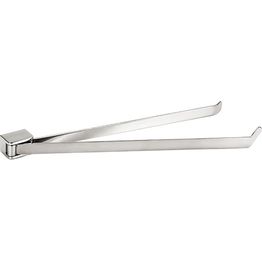 Kaksoispyyheteline Bemeta Organic, 445 mm, kääntyvä, hopea