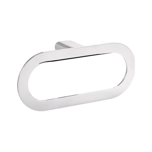 Pyöreä pyyheteline Bemeta Organic, 250x110 mm, hopea