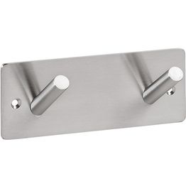 Pyyheteline 2 koukulla Bemeta Easy01, kulmikas, harjattu teräs