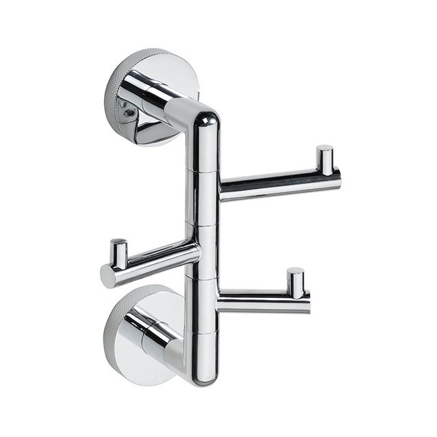 Kolmoispyyheteline Bemeta Stella, kääntyvä, kiiltävä kromi