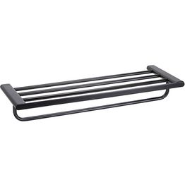 Pyyheteline kaiteella Bemeta Organic Black, 600 mm, musta