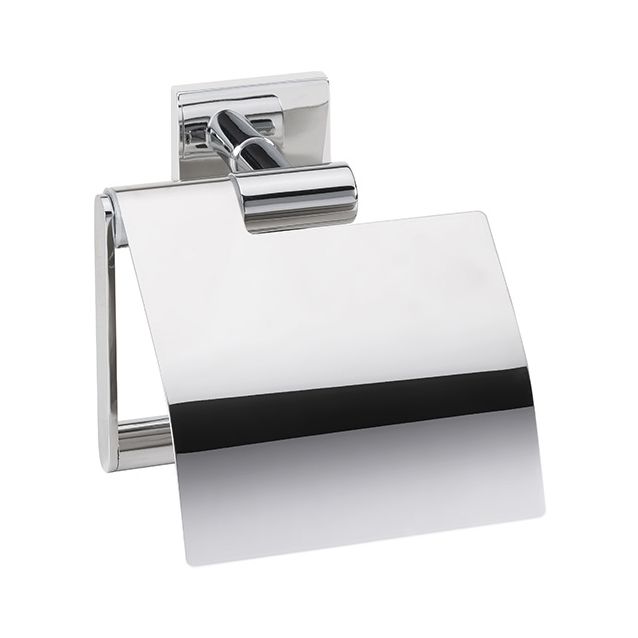WC-paperiteline kannella Bemeta Quadra, kiiltävä kromi