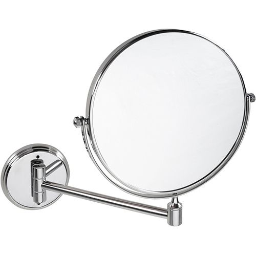 Kaksipuoleinen meikkipeili Bemeta, Ø 200 mm, economy, kiiltävä kromi
