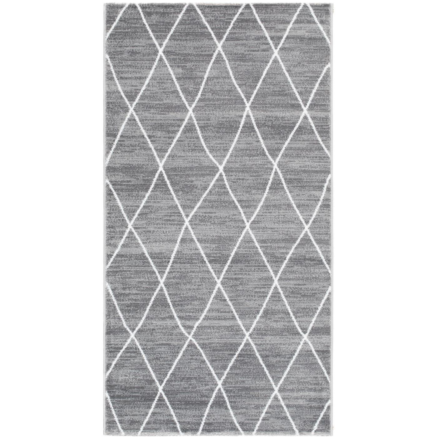 Käytävämatto Benina Madeira Bell 80x150cm tummanharmaa