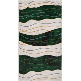 Käytävämatto Benina Diamond Wave, vihreä, eri kokoja