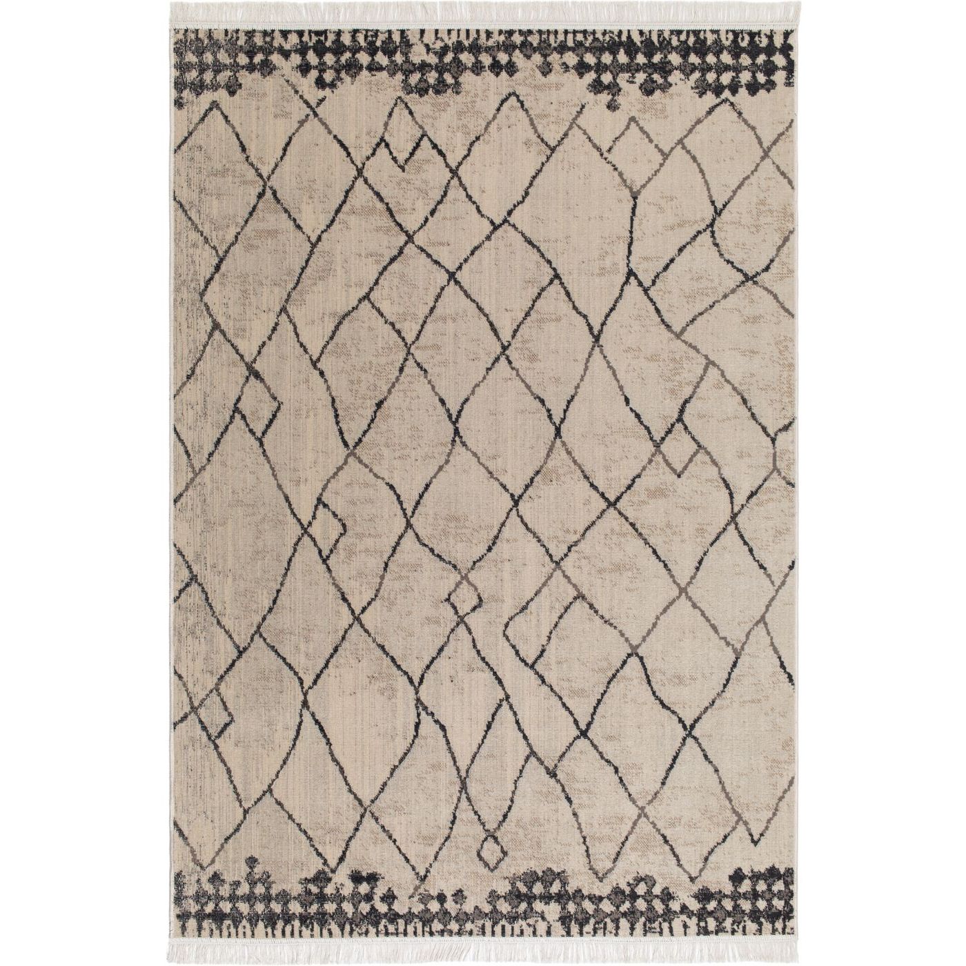 Matto Benina Tulum Berber 160x230cm valkoinen