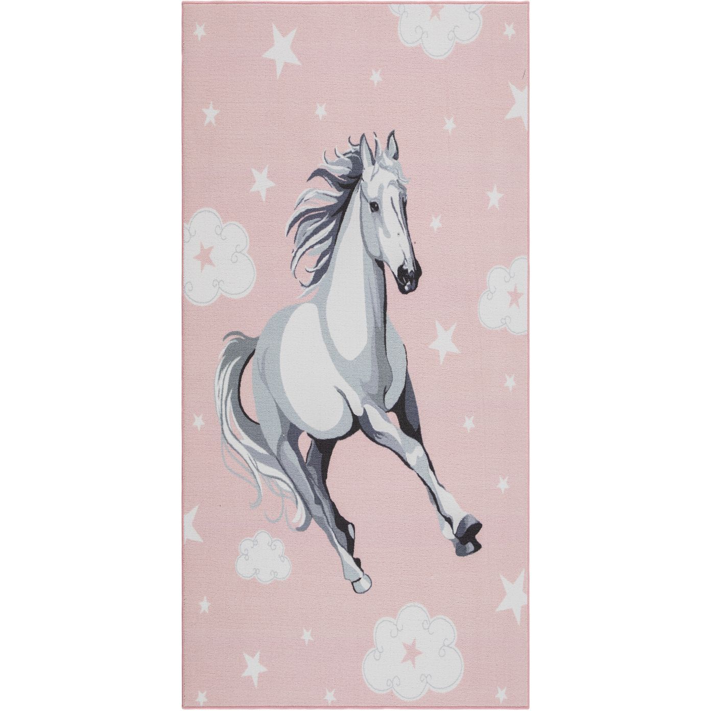 Matto Benina Play Heppa 80x150cm vaaleanpunainen