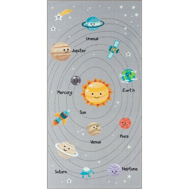 Matto Benina Play Space harmaa, eri kokoja