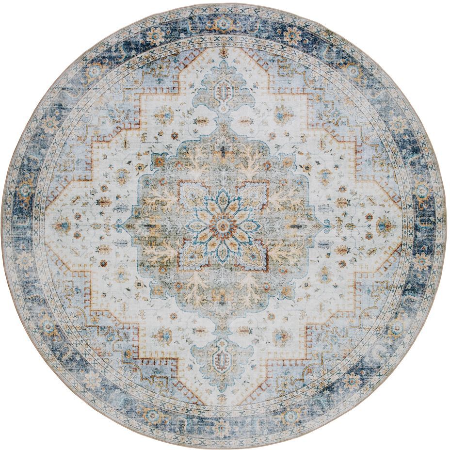 Pyöreä matto Benina Tarfaya Kerman Ø240cm valkoinen