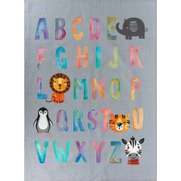Matto Benina Play Alfabet harmaa, eri kokoja