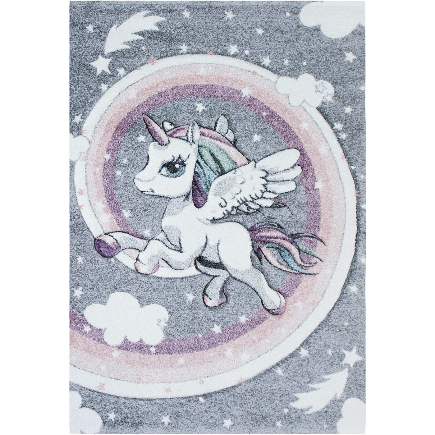 Matto Benina Atlas Unicorn 120x170cm vaaleanpunainen