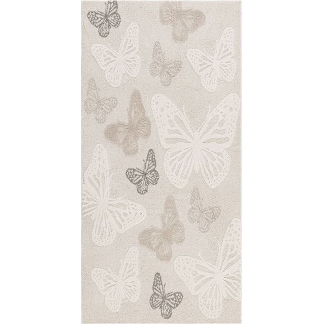 Käytävämatto Benina Genova Perhonen 80x150cm kerma