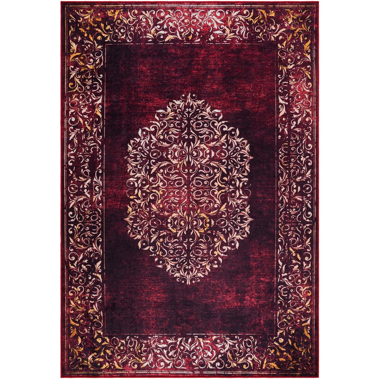Matto Benina Bordeaux Kashan, 160x230cm, punainen