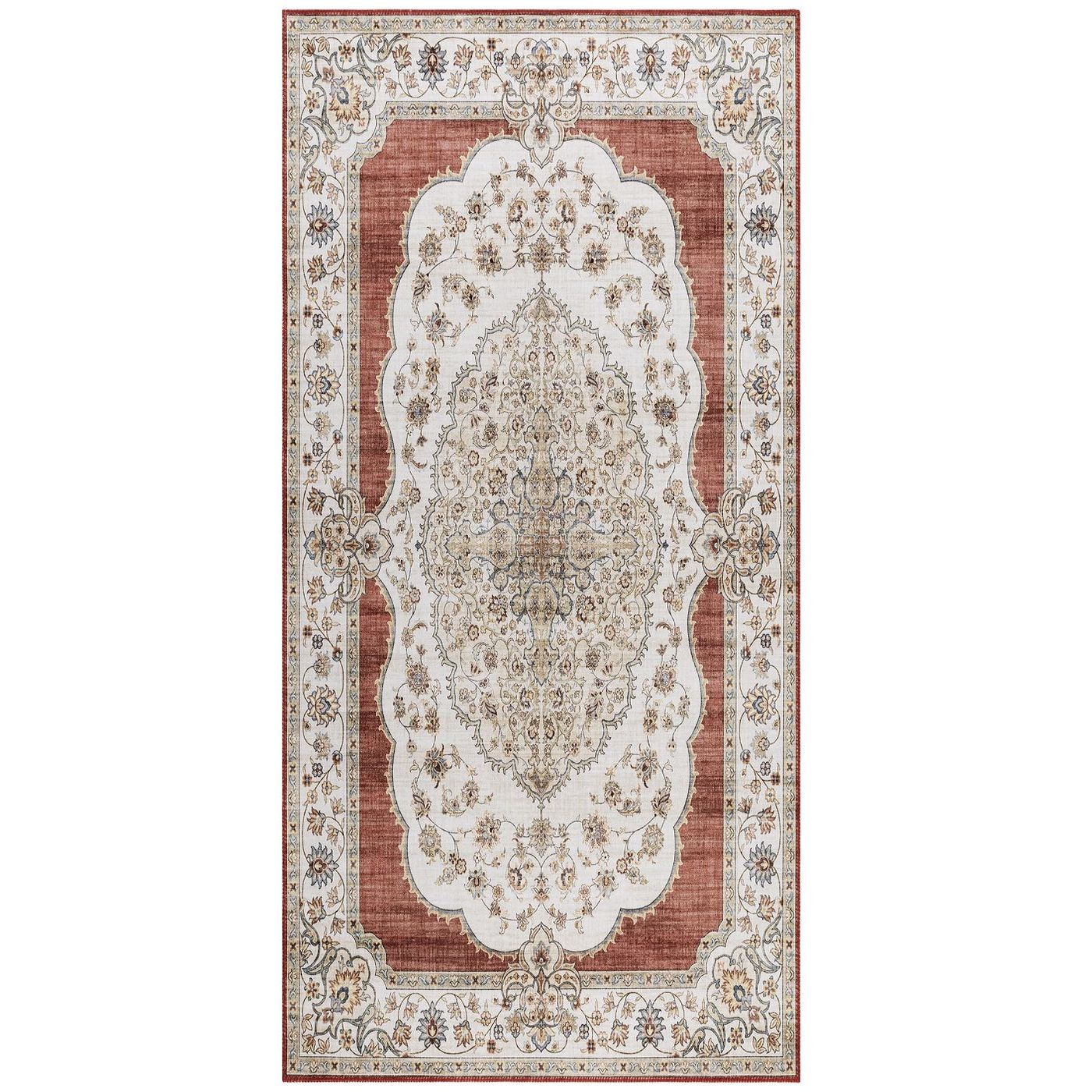 Käytävämatto Benina Dolce Medallion 80x150cm punainen