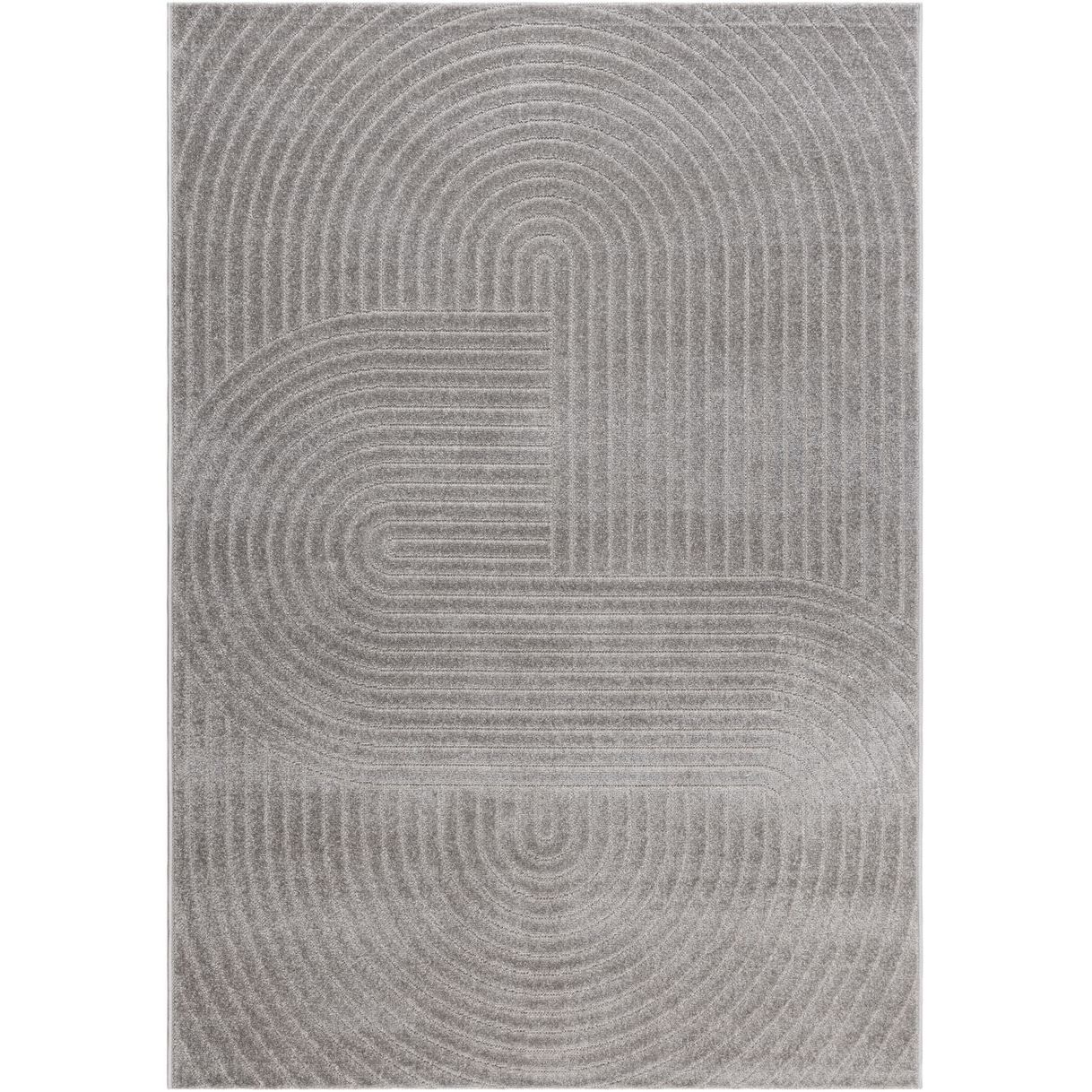 Matto Benina Hawaii Shape, sisä- ja ulkokäyttöön, 200x290cm, harmaa