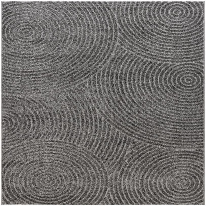 Matto Benina Hawaii Trend, sisä- ja ulkokäyttöön, 280x280cm, grafiitinharmaa