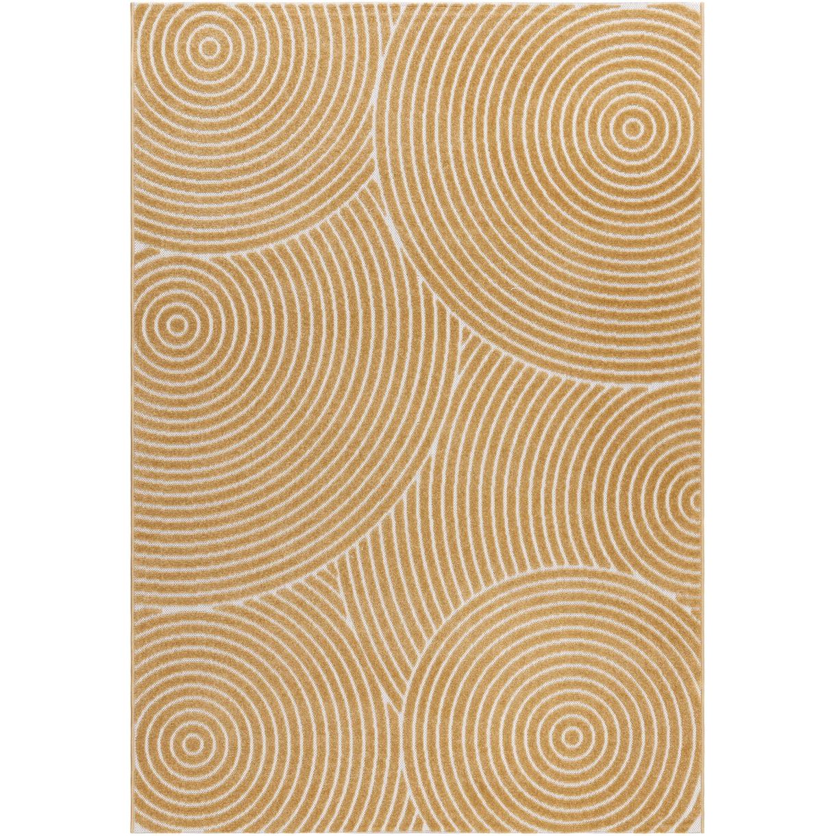 Matto Benina Hawaii Trend, sisä- ja ulkokäyttöön, 160x230cm, keltainen