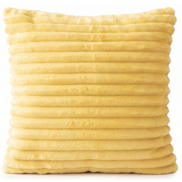 Koristetyyny Benina Stripe, 50x50cm, keltainen