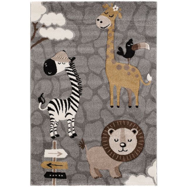 Matto Benina Atlas Savanni 120x170cm harmaa