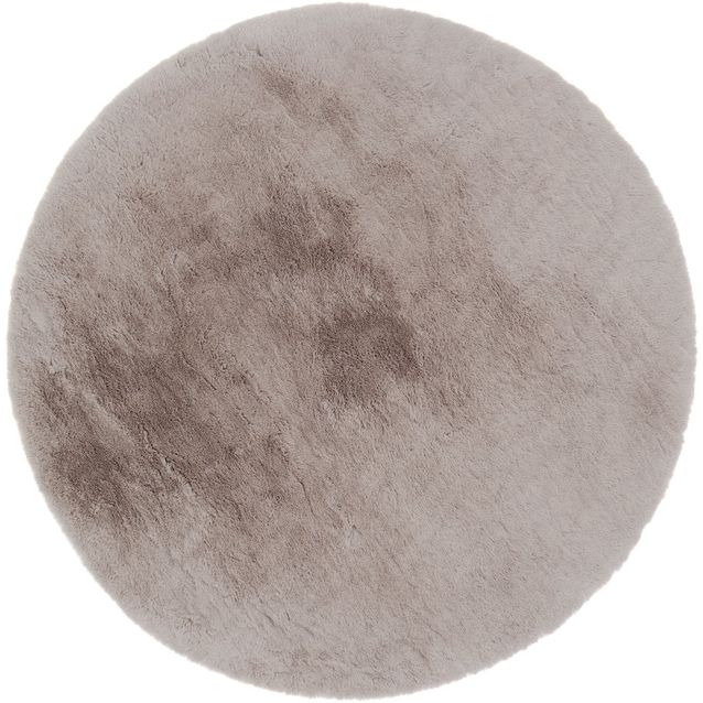 Pyöreä matto Benina Heaven Deluxe Harmaanbeige halk. 160 cm