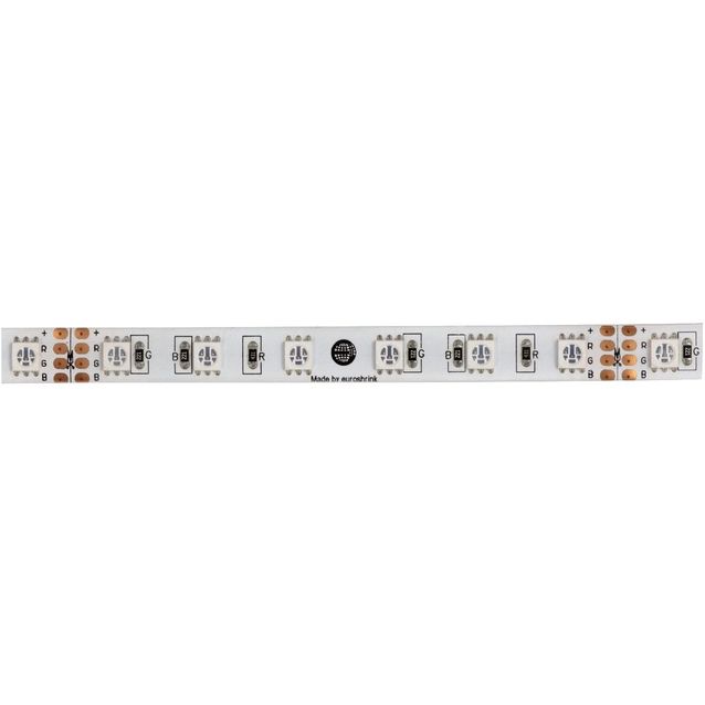 LED-nauha Euroshrink 5m, IP65, RGB/monivärinauha, 60LED/10W/metri, DC24V