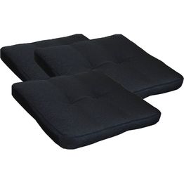 Istuintyyny Baltic Garden Excellent 3kpl musta