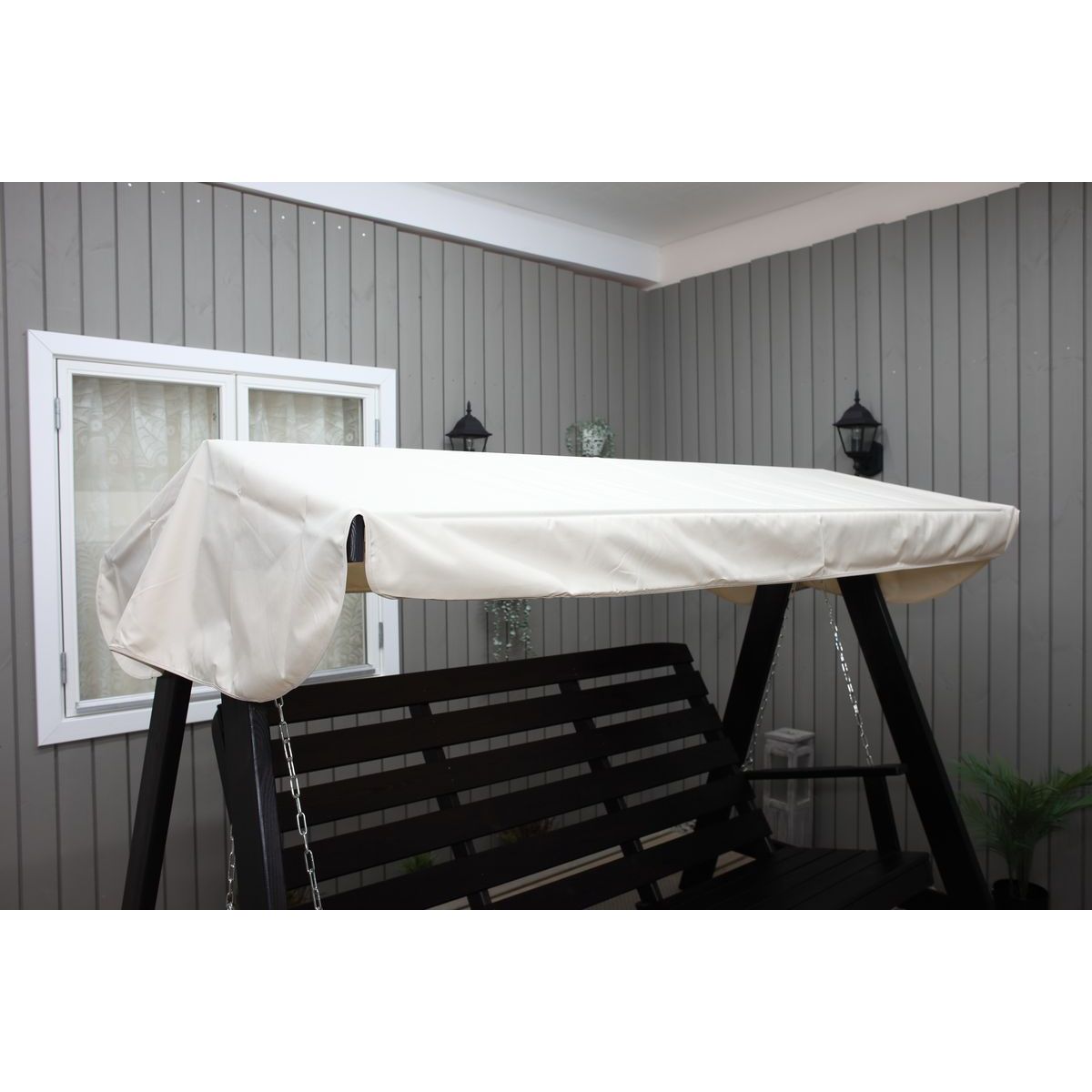 Puutarhakeinun katos Baltic Garden 167x275cm beige