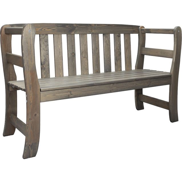 Puutarhasohva Baltic Garden Rosenborg 130cm harmaa