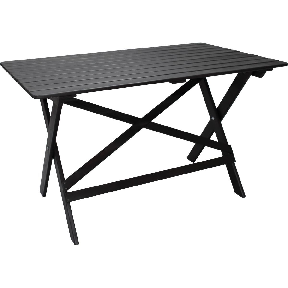 Puutarhapöytä Baltic Garden Knohult 125cm musta