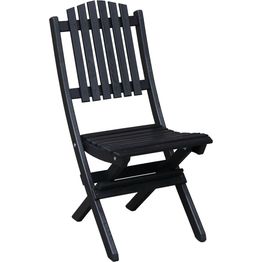 Taitettava tuoli Baltic Garden Visby 2kpl musta